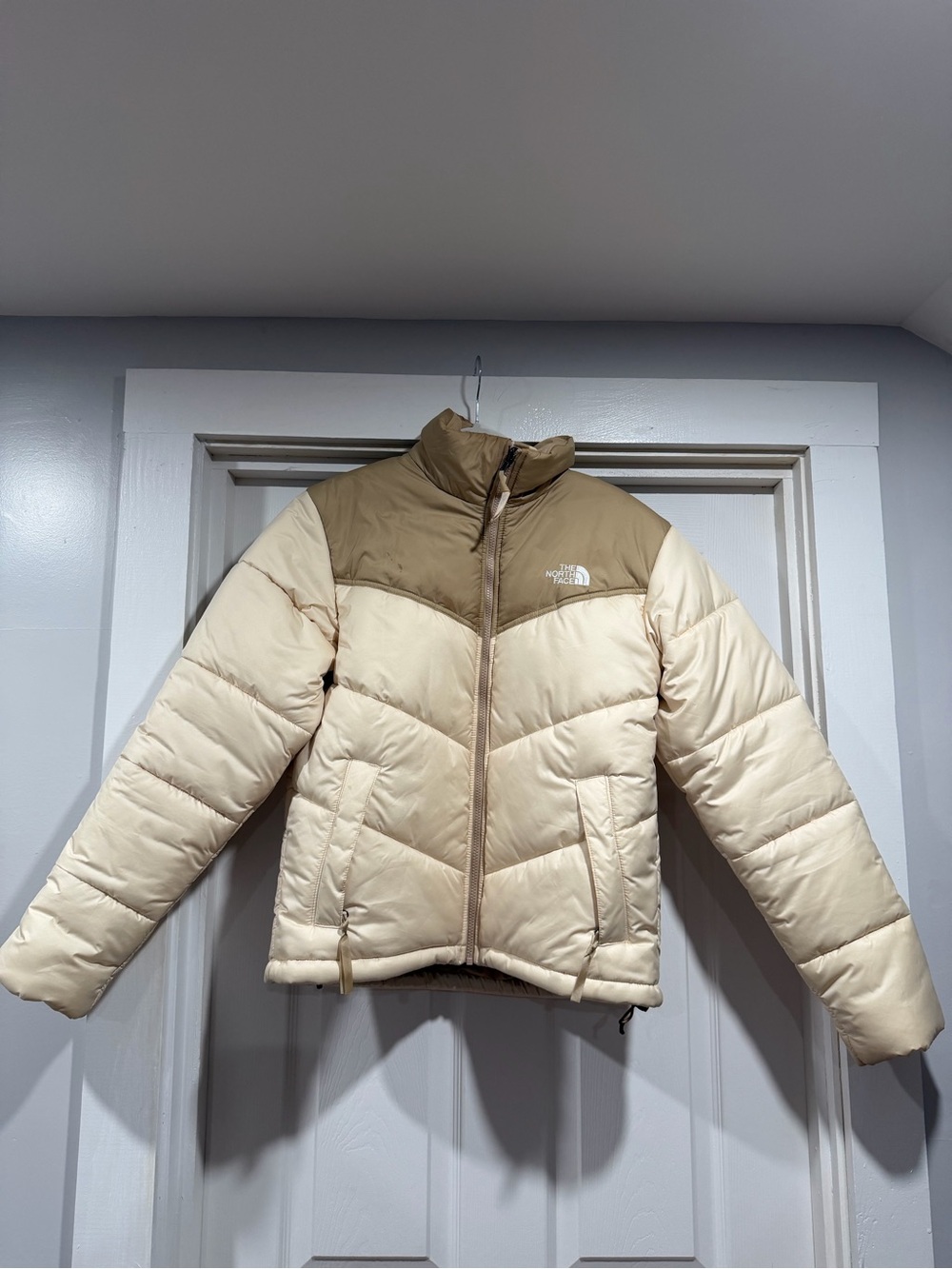 The North Face Beige & Tan Insulated Puffer Jacket